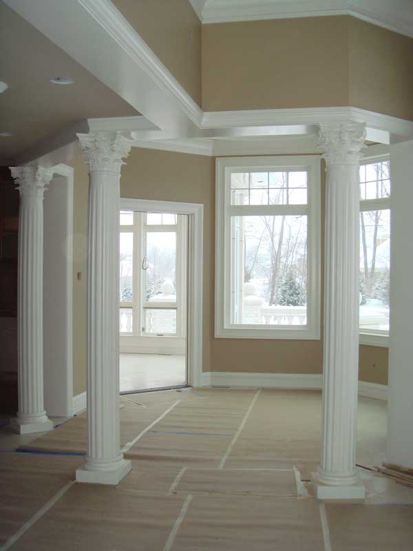 Melton Marble Load Bearing Columns With Corinthian Capitals